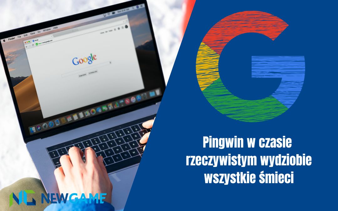 Pingwin w czasie rzeczywistym wydziobie wszystkie śmieci