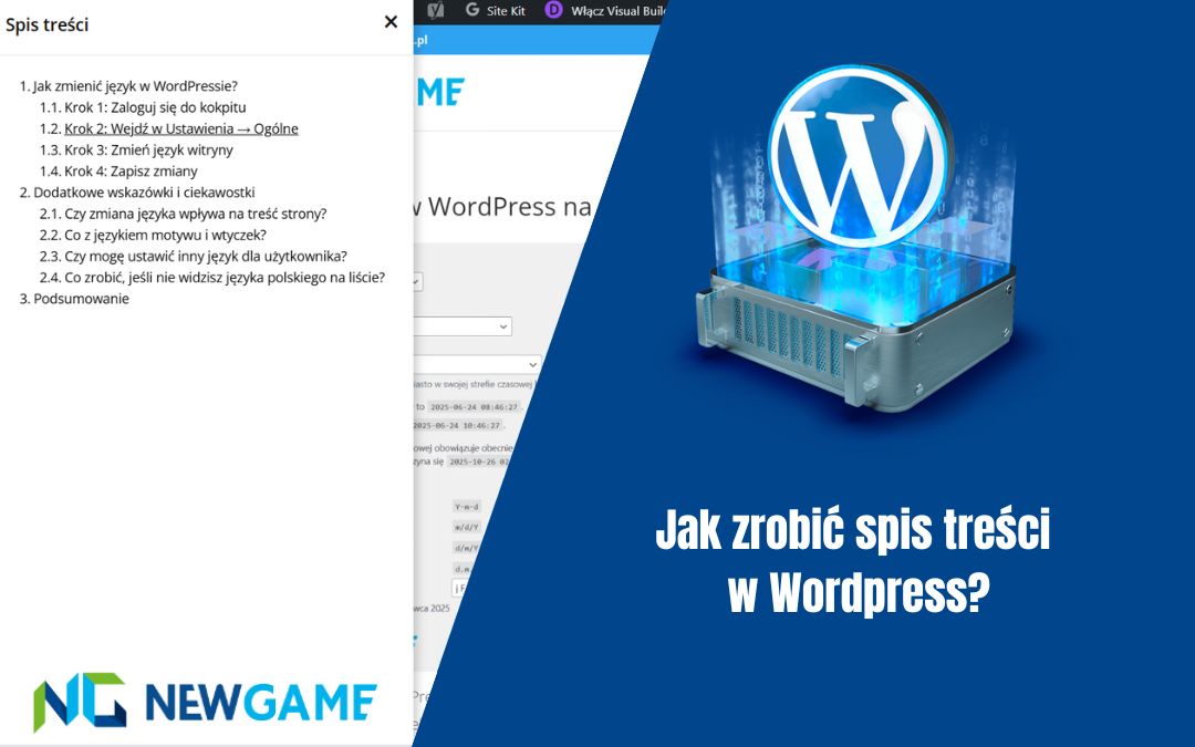 Jak zrobić spis treści w WordPress?