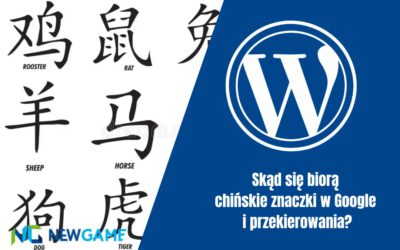 Skąd się biorą chińskie znaczki w Google i przekierowania?